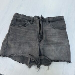 Madewell Distressed Gray Jean Shorts
